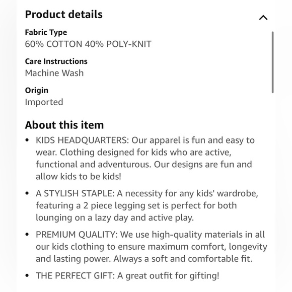 Kids Headquarters Little Girls 2 Piece Set - Picture 2 of 3